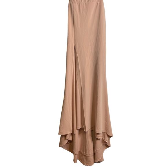 Nookie Neptune Gown Maxi Dress Train Gala Formal Party Guest Black Tie XL - Picture 8 of 15